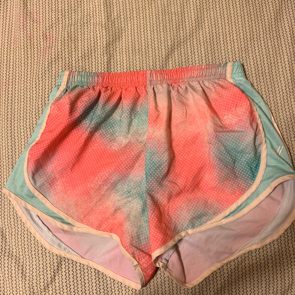 Rainbow Colored Varsity Shorts